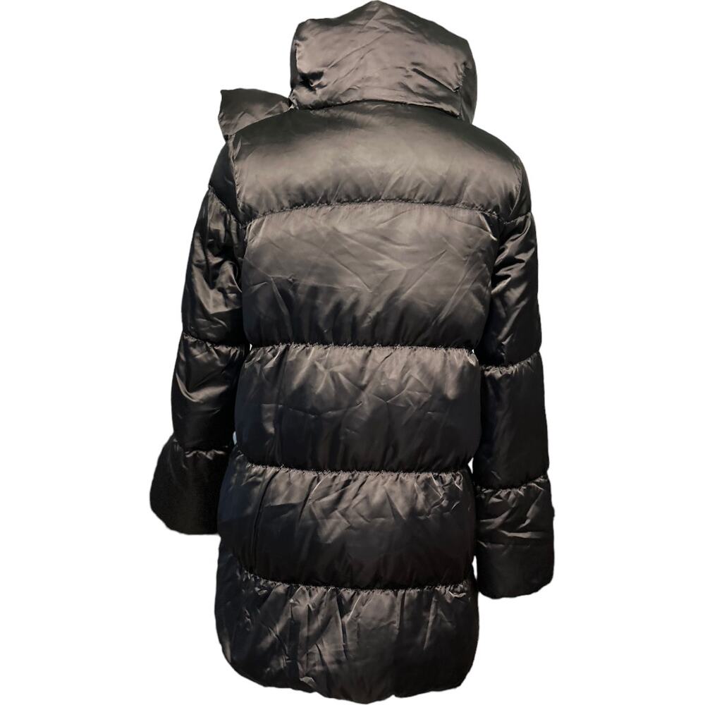 Exquisite Kate Spade Puffer DOWN Jacket Scart Coat Collar $599 Black Size Large - Picture 4 of 16